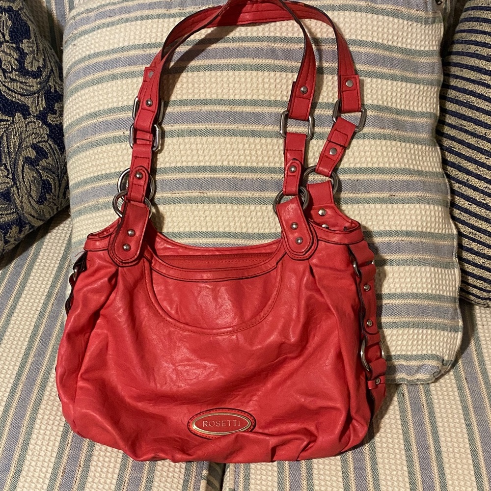 Rosetti Pink Leather Shoulder Bag